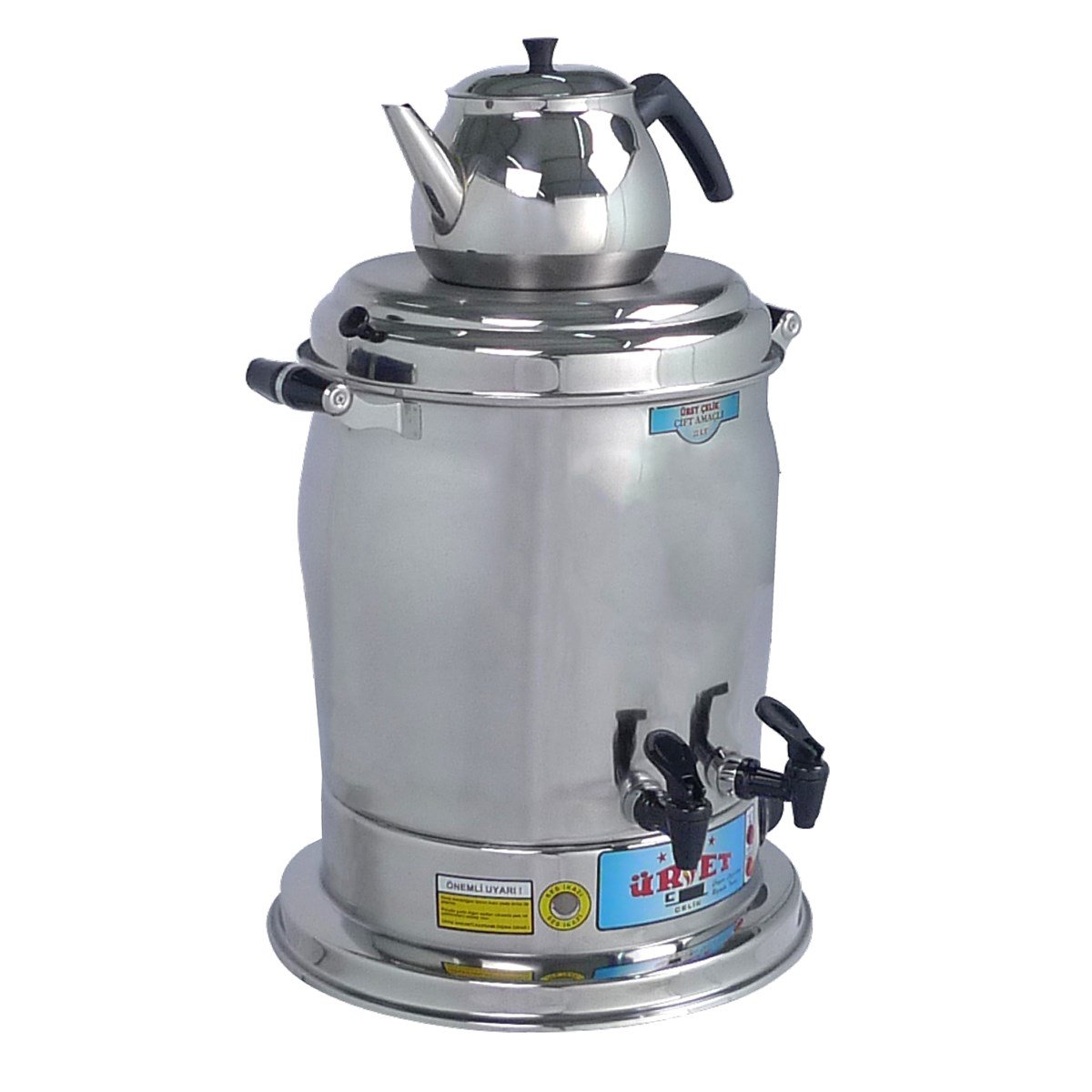 Üret Çift Amaçlı Lüks Semaver Makinesi, 22 Litre, Elektrikli