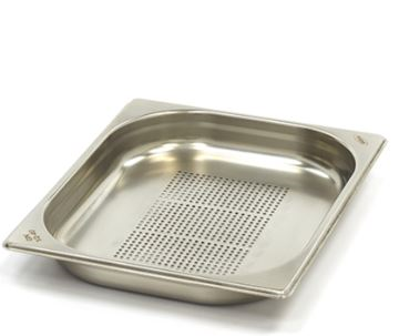 Üret Delikli Gastronom Küvet, Gn 1/2-4 cm, 32*26 cm, 2 Lt.