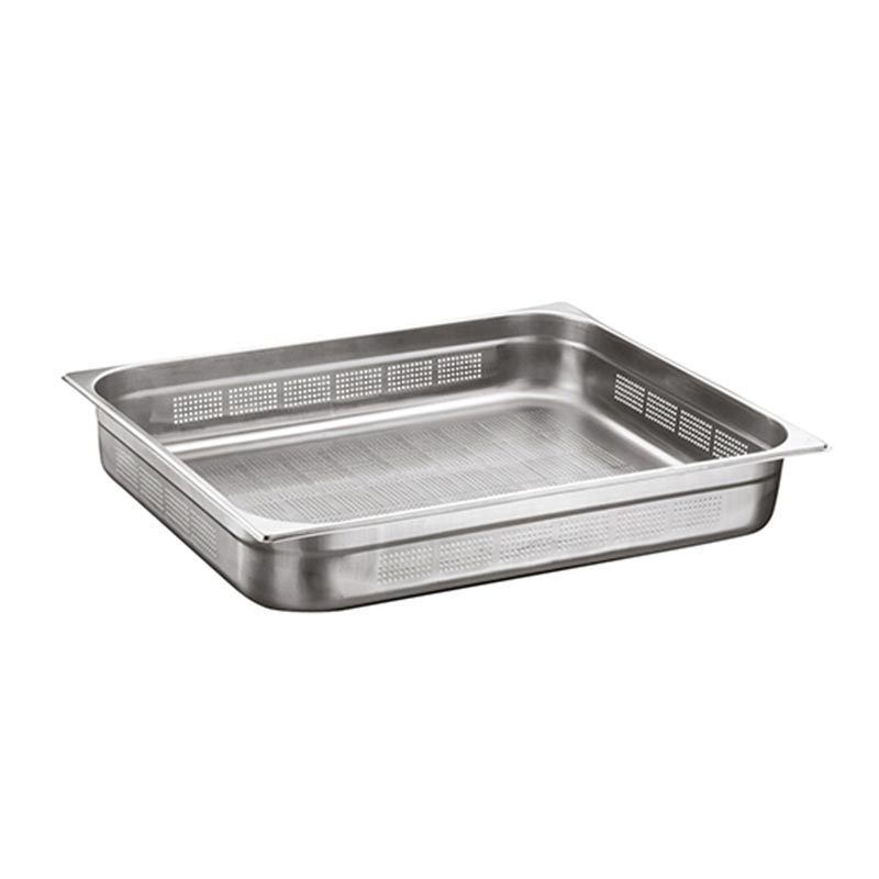 Üret Delikli Gastronom Küvet, Gn 2/1-4 cm, 65*53 cm, 5 Lt.