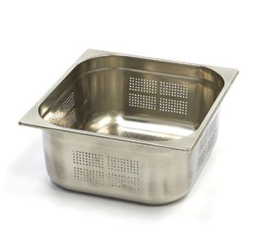 Üret Delikli Gastronom Küvet, Gn 2/3-15 cm, 35*32 cm, 13 Lt.