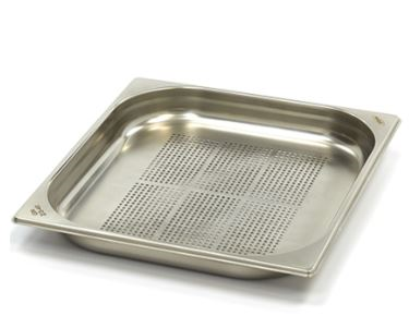 Üret Delikli Gastronom Küvet, Gn 2/3-2 cm, 35*32 cm, 1,5 Lt.