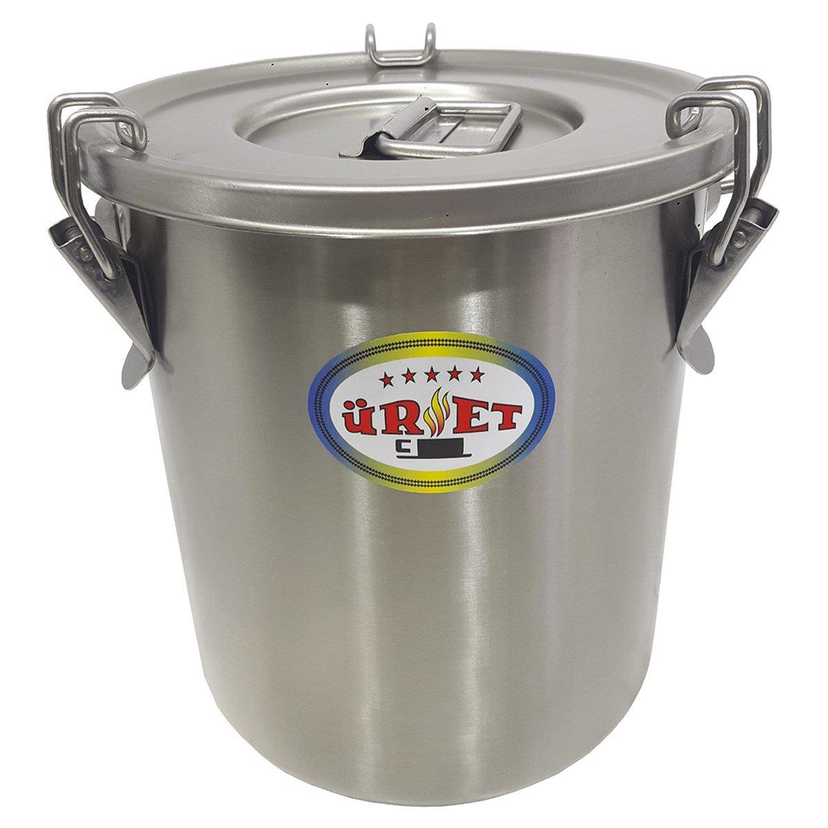 Üret Yemek Taşıma Kazanı Contasız Tabansız, 26*27 cm, 14 Lt