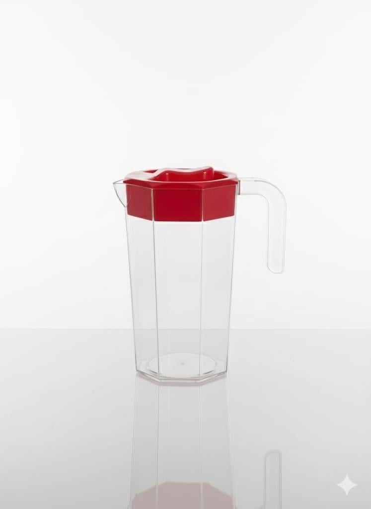 World Plas Polikarbon Sürahi Kare Model, 2 Lt