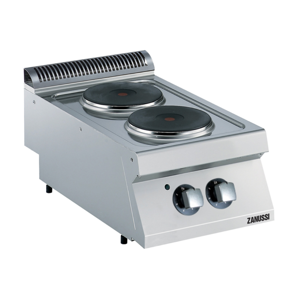 Zanussi 2'li Yuvarlak Pleyt Elektrikli Set Üstü Ocak, 400x700x250 mm, 372014