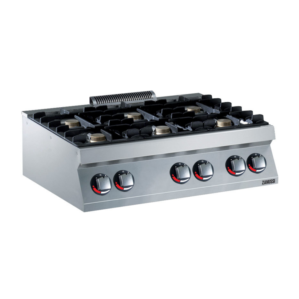 Zanussi 6'lı Gazlı Set Üstü Ocak, 1200x700x250 mm, 372004