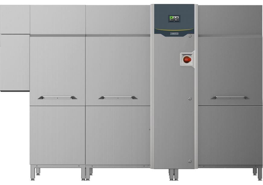 Zanussi Çift Durulamalı Konveyörlü Bulaşık Makinesi, Orta Boy, 3600 tabak/saat, Soldan Sağa