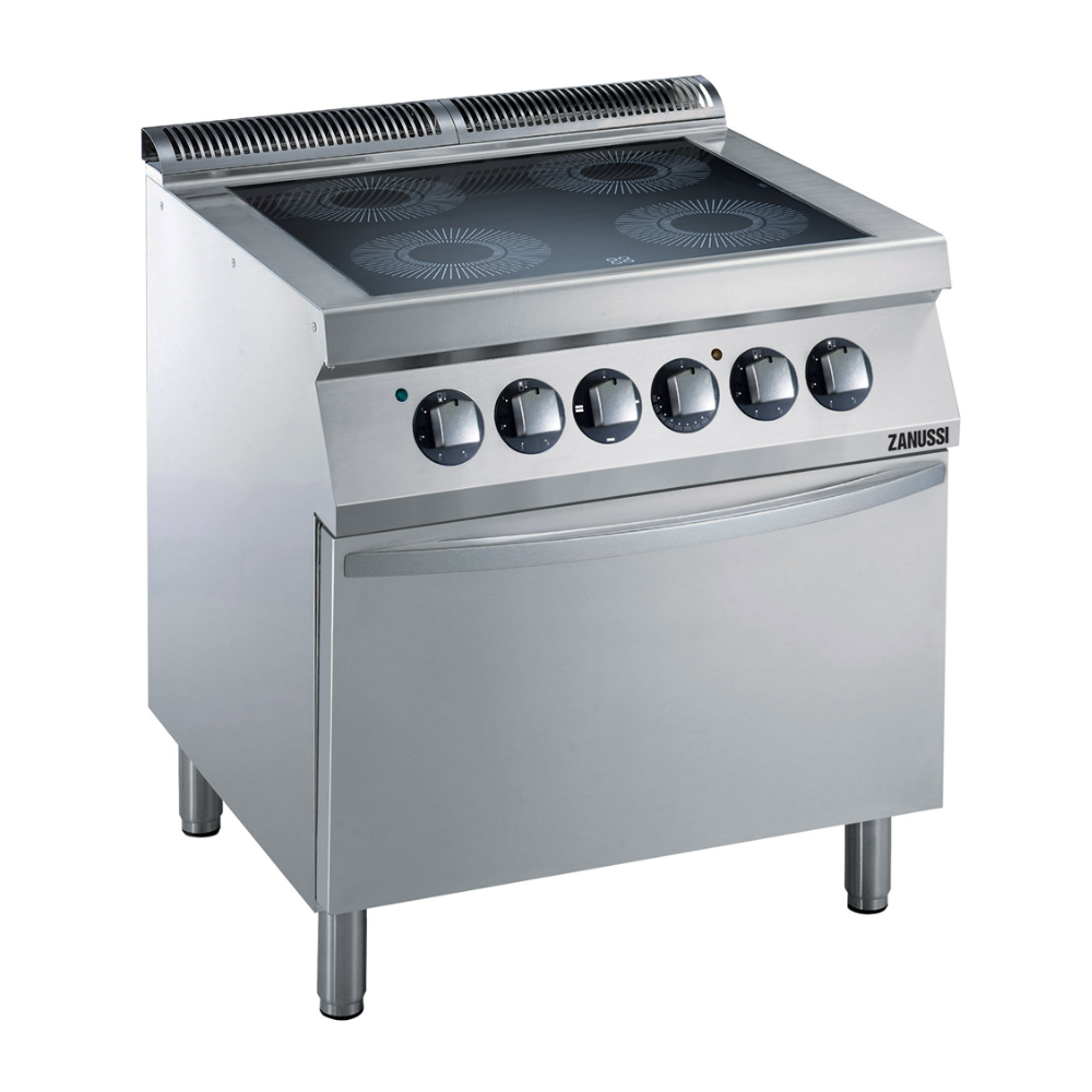 Zanussi Elektrikli Enfraruj Ocaklı 4'lü Kuzine Fırın, 800x700x850 mm, 372026
