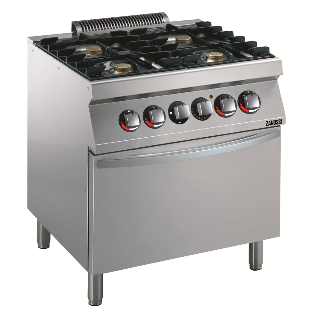 Zanussi Elektrikli Fırınlı 4'lü Gazlı Kuzine Ocak, 800x700x850 mm, 372003