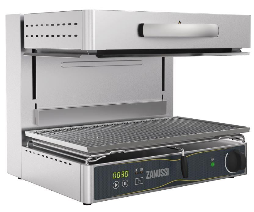 Zanussi Elektrikli Salamander, Dijital, 3 Tarafı Açık, 600 mm, Tabak Algılamalı