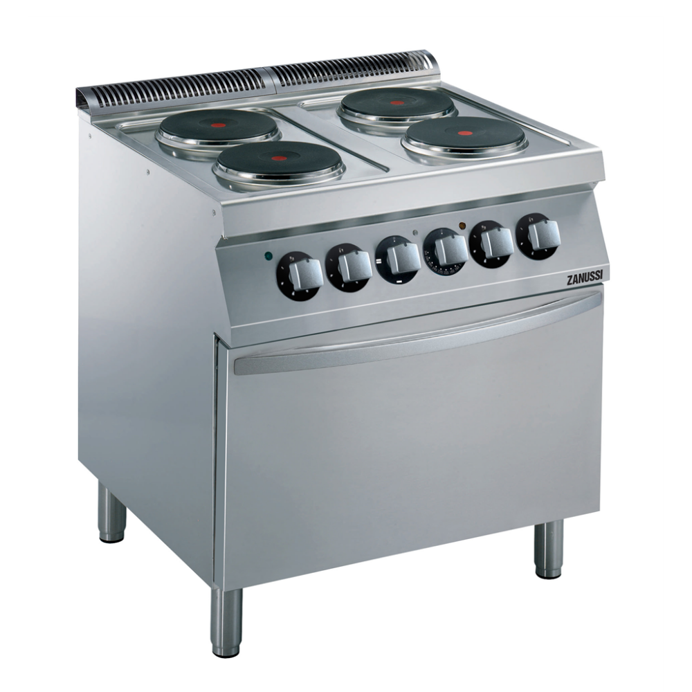 Zanussi Elektrikli Yuvarlak Plate 4'lü Kuzine Ocak, 800x700x850 mm, 372016