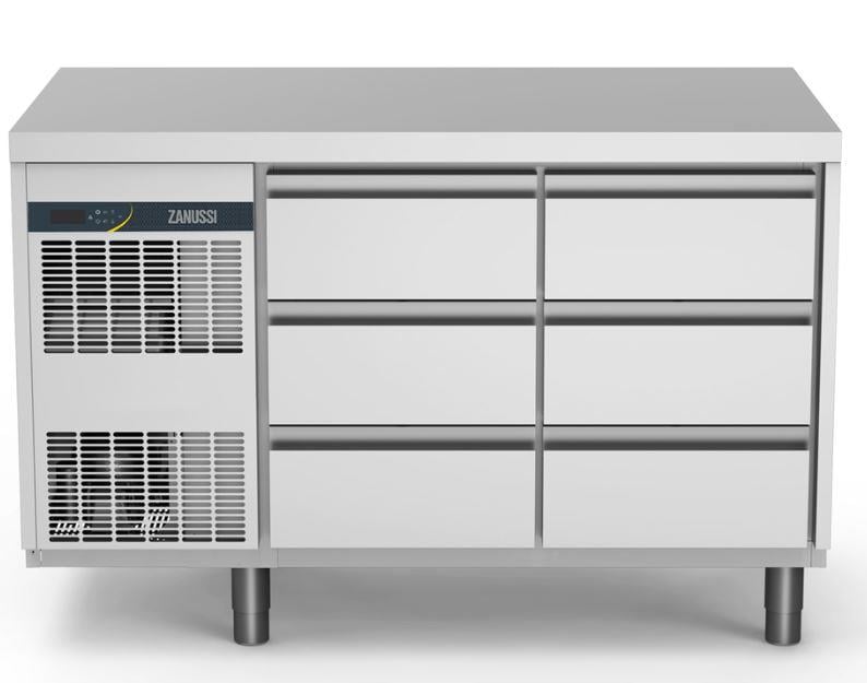 Zanussi Npt Active Hp Serisi Tezgah Tipi Derin Dondurucu, 6 Çekmeceli, Üstü Düz