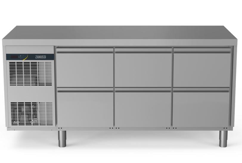 Zanussi Npt Active Hp Serisi Tezgah Tipi Derin Dondurucu, 6 Çekmeceli, Üstü Düz