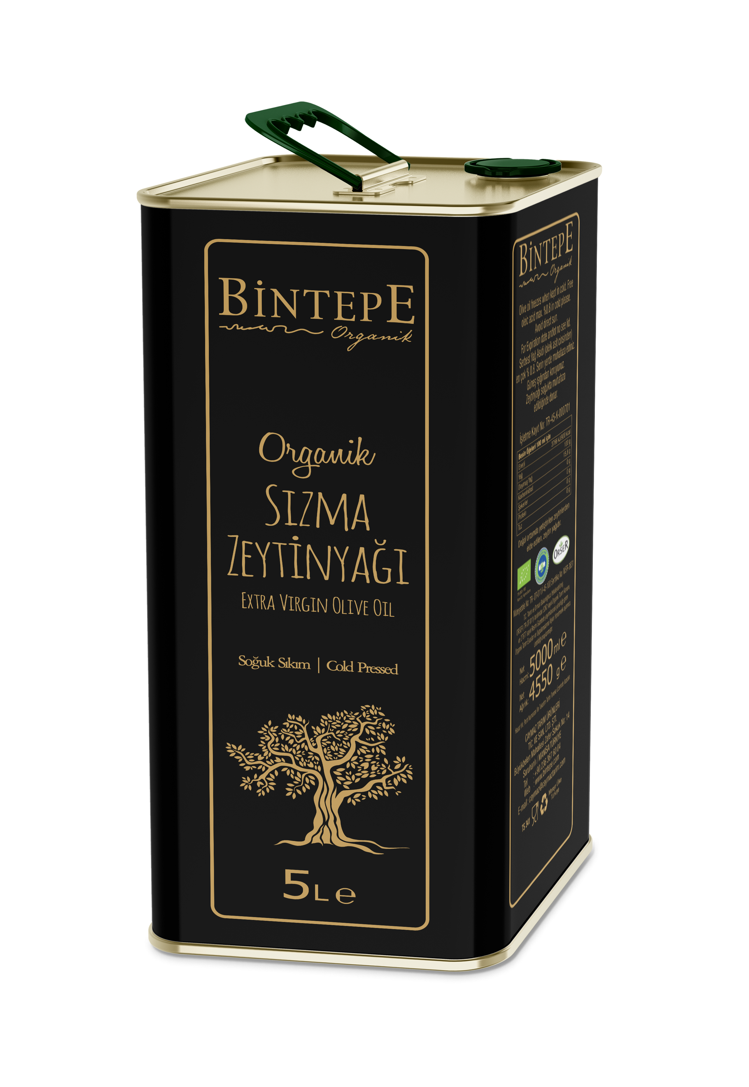 YENİ HASAT ORG SIZMA ZEYTİNYAĞI 5 LT