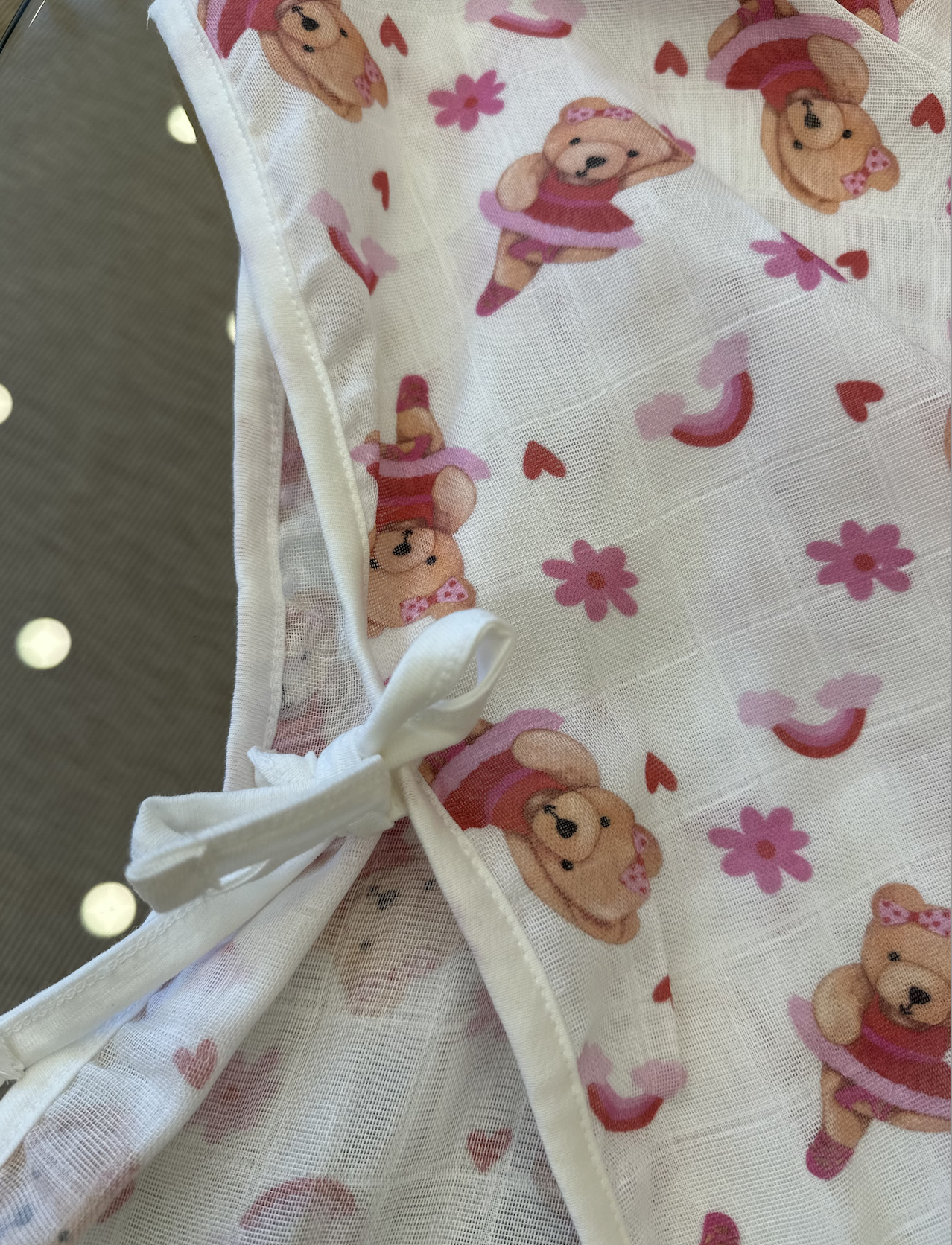 Baby Bear Organik bambu müslin panço