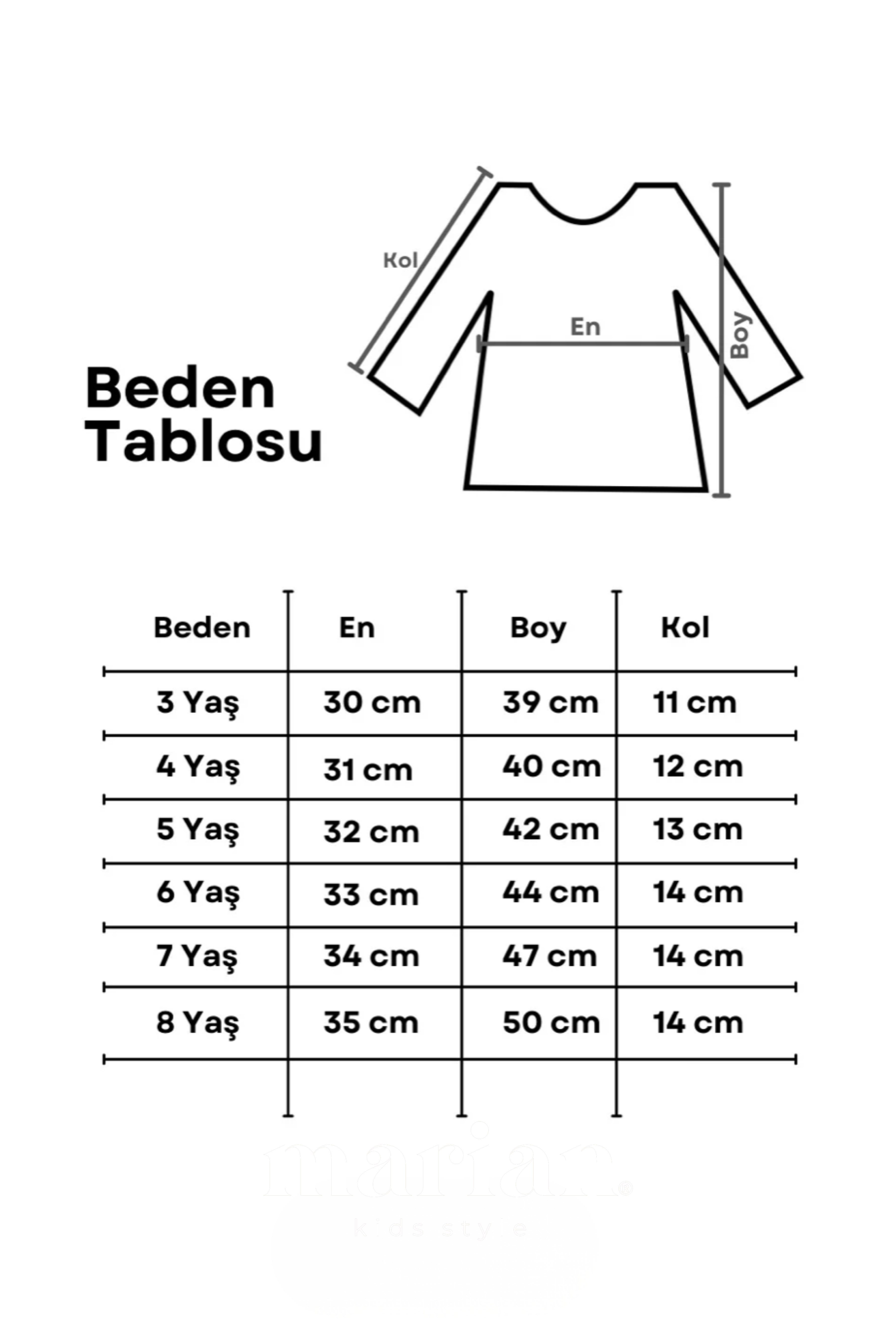 Beyaz Penye Basic Çocuk Tişört
