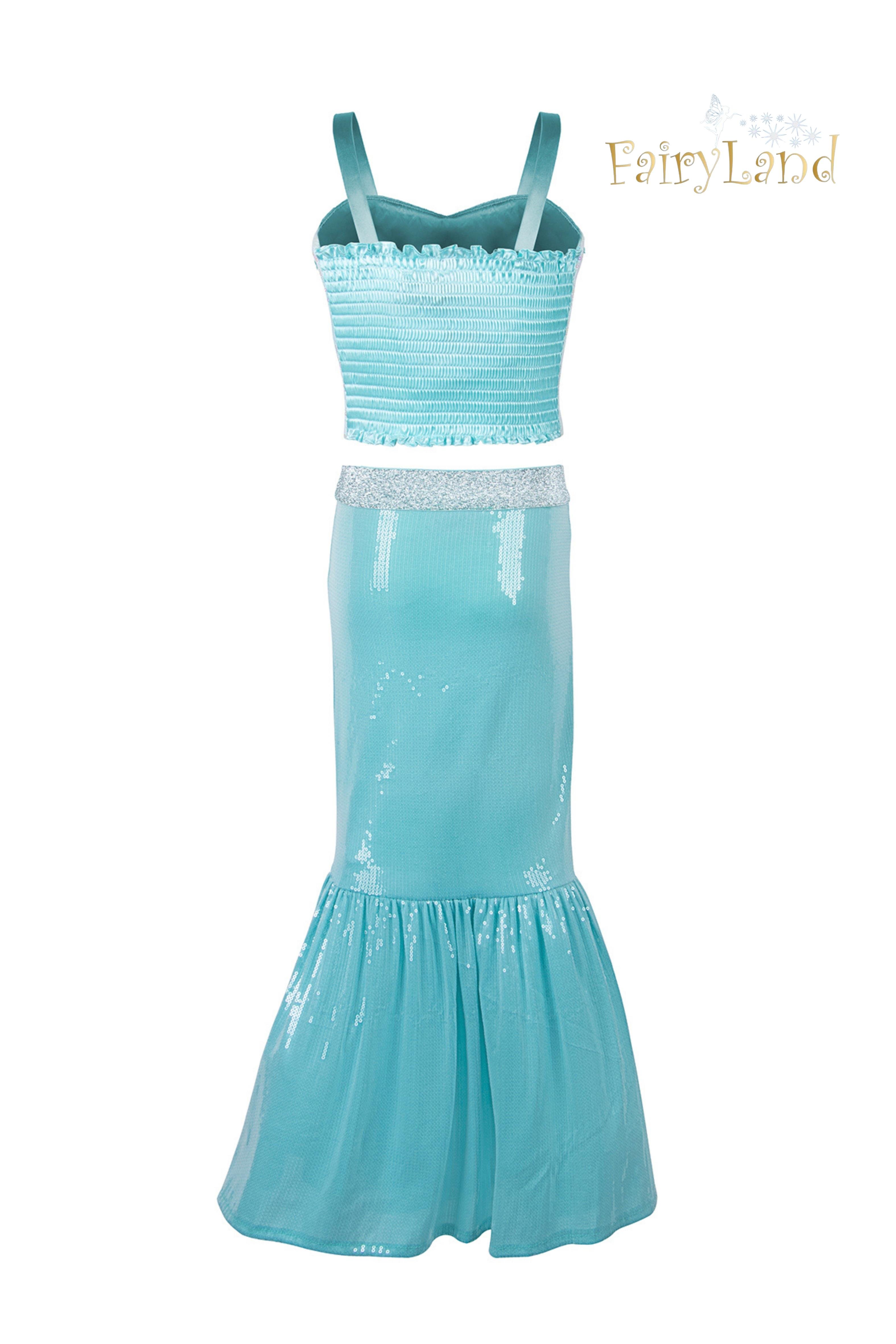 Fairyland Mermaid Kız Çocuk Kostüm - Mint