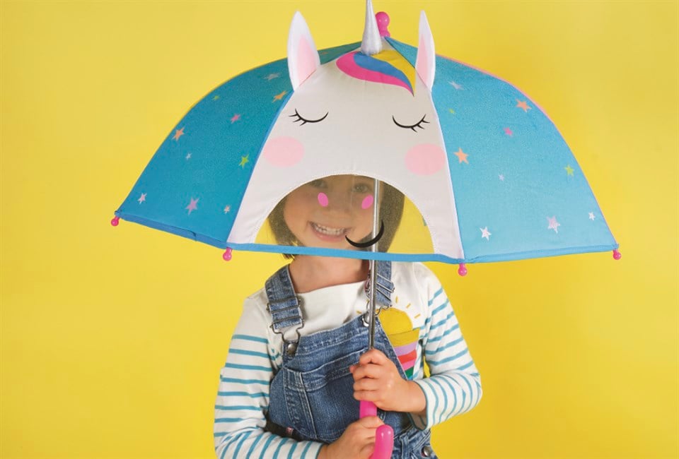 Floss & Rock 3D Renk Değiştiren Şemsiye / Unicorn