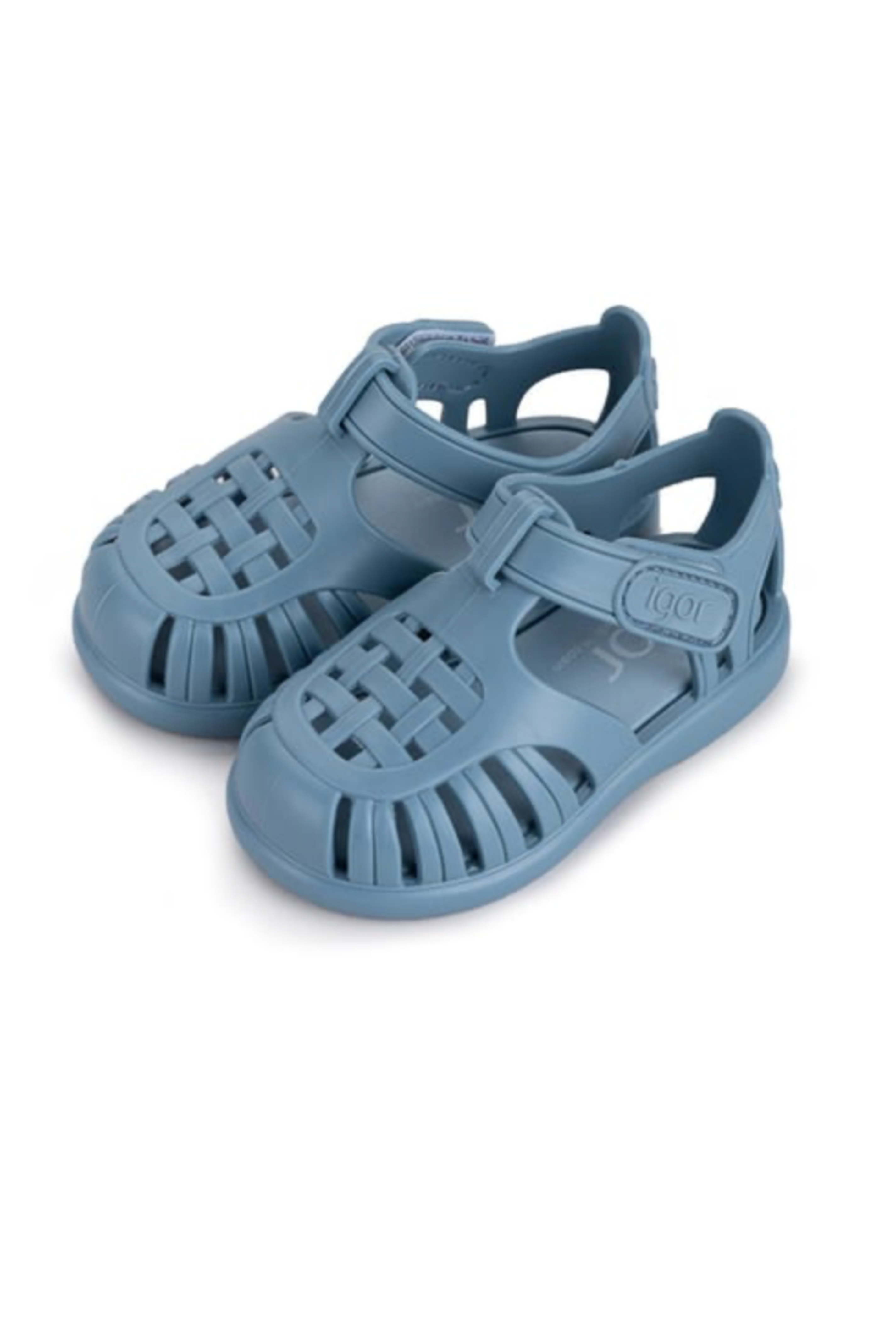 Igor Çocuk Cırtlı Sandalet Tobby Solid Mavi - Ocean