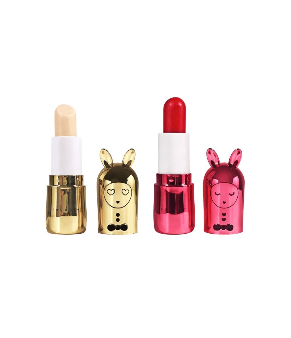 INUWET - COFFRET 2'LI METAL LIP BALM SETI