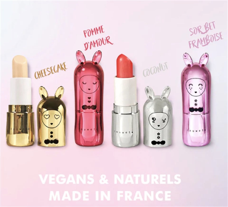 INUWET LIPBALM METAL LIGHT PINK
