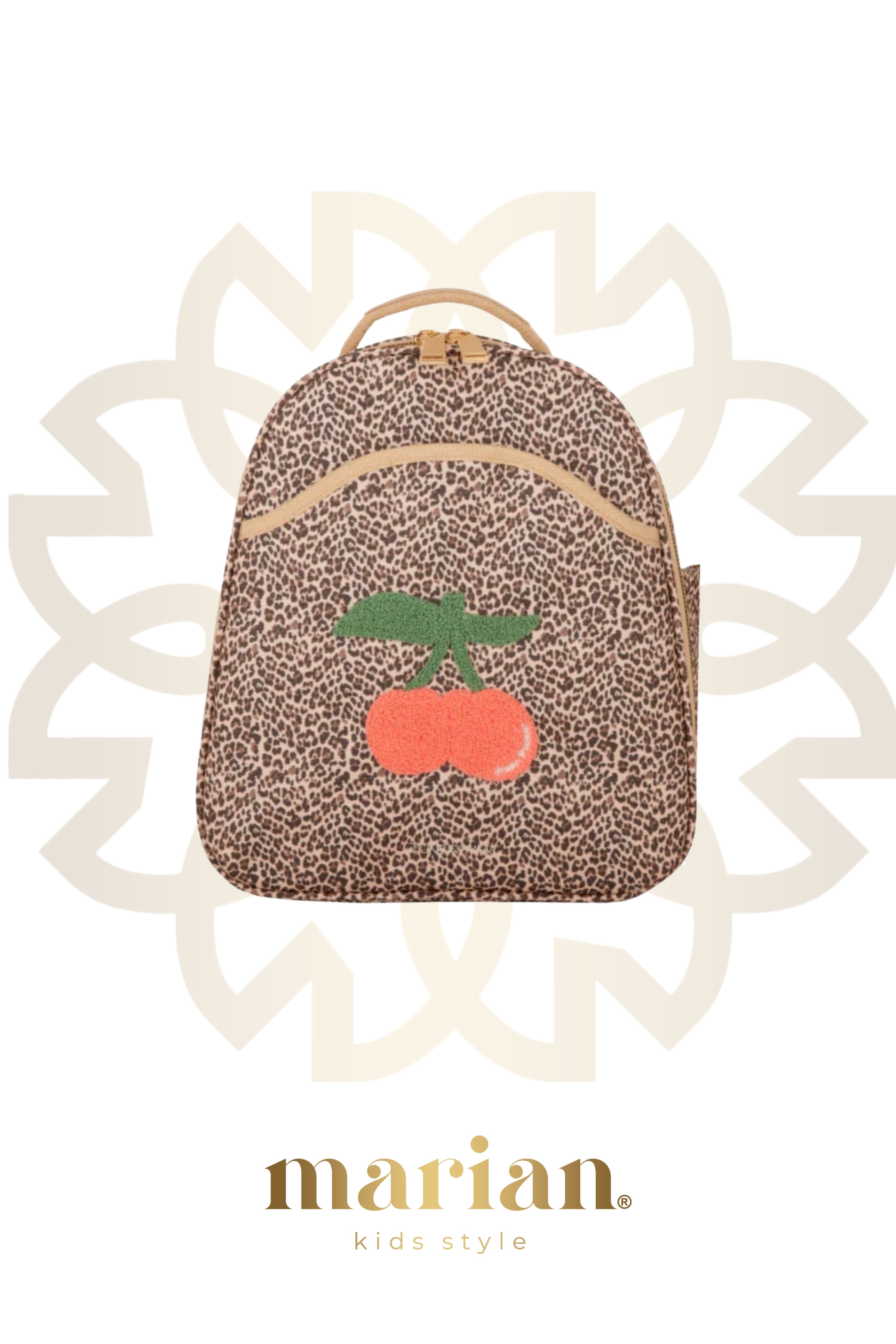 JEUNE PREMİER BACKPACK RALPHIE- LEOPARD CHERRY 