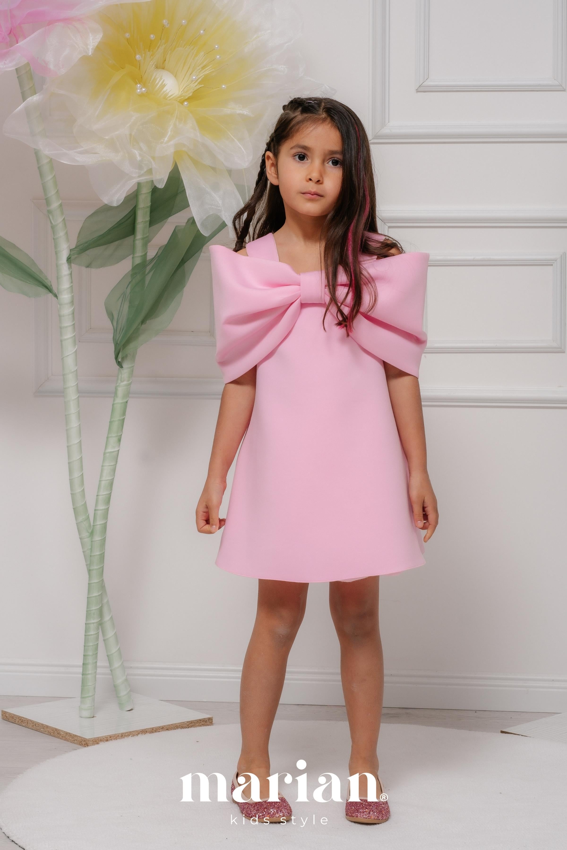 MARİAN Scuba Chic Bow Dress