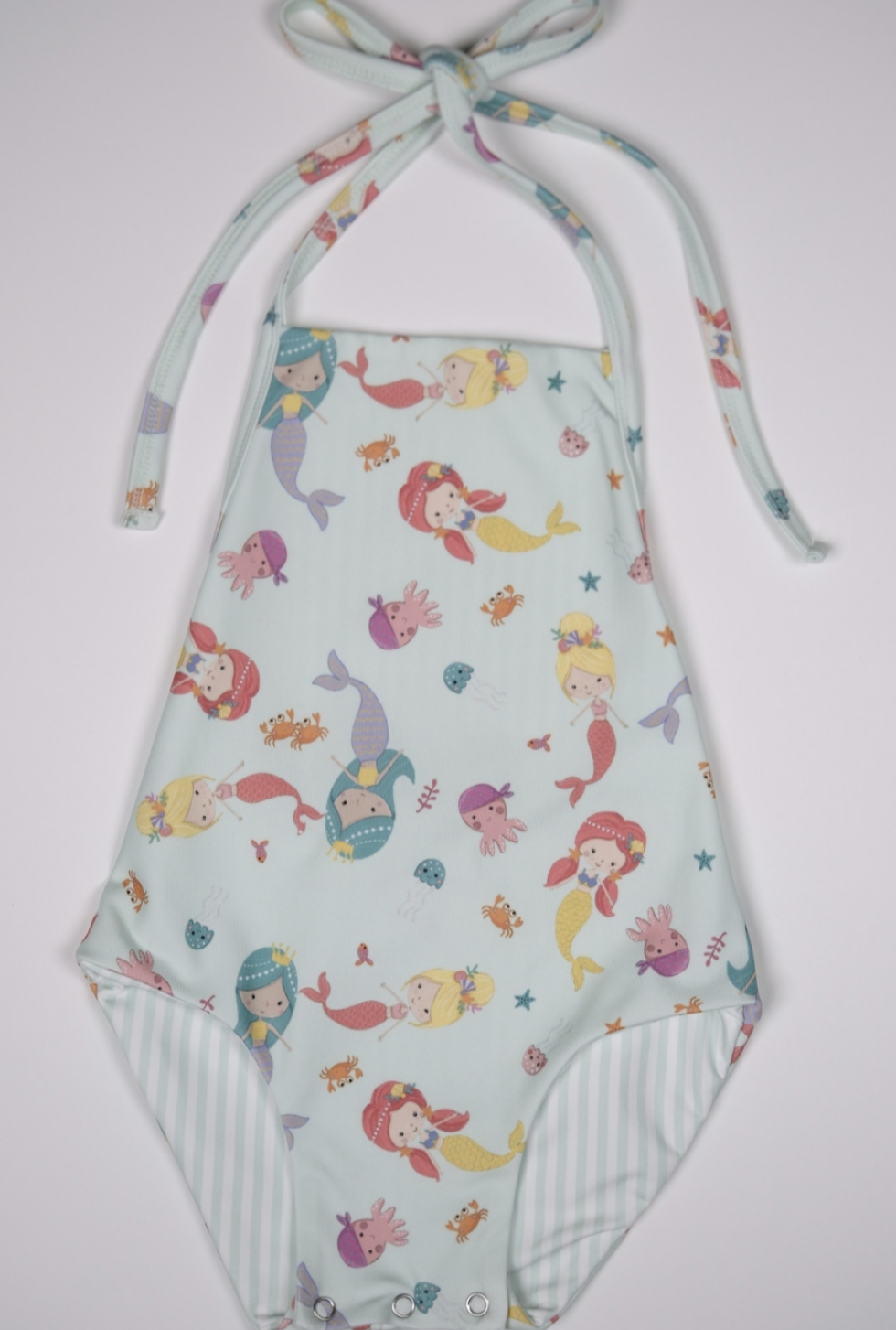 Mermaid kız bebek mayo