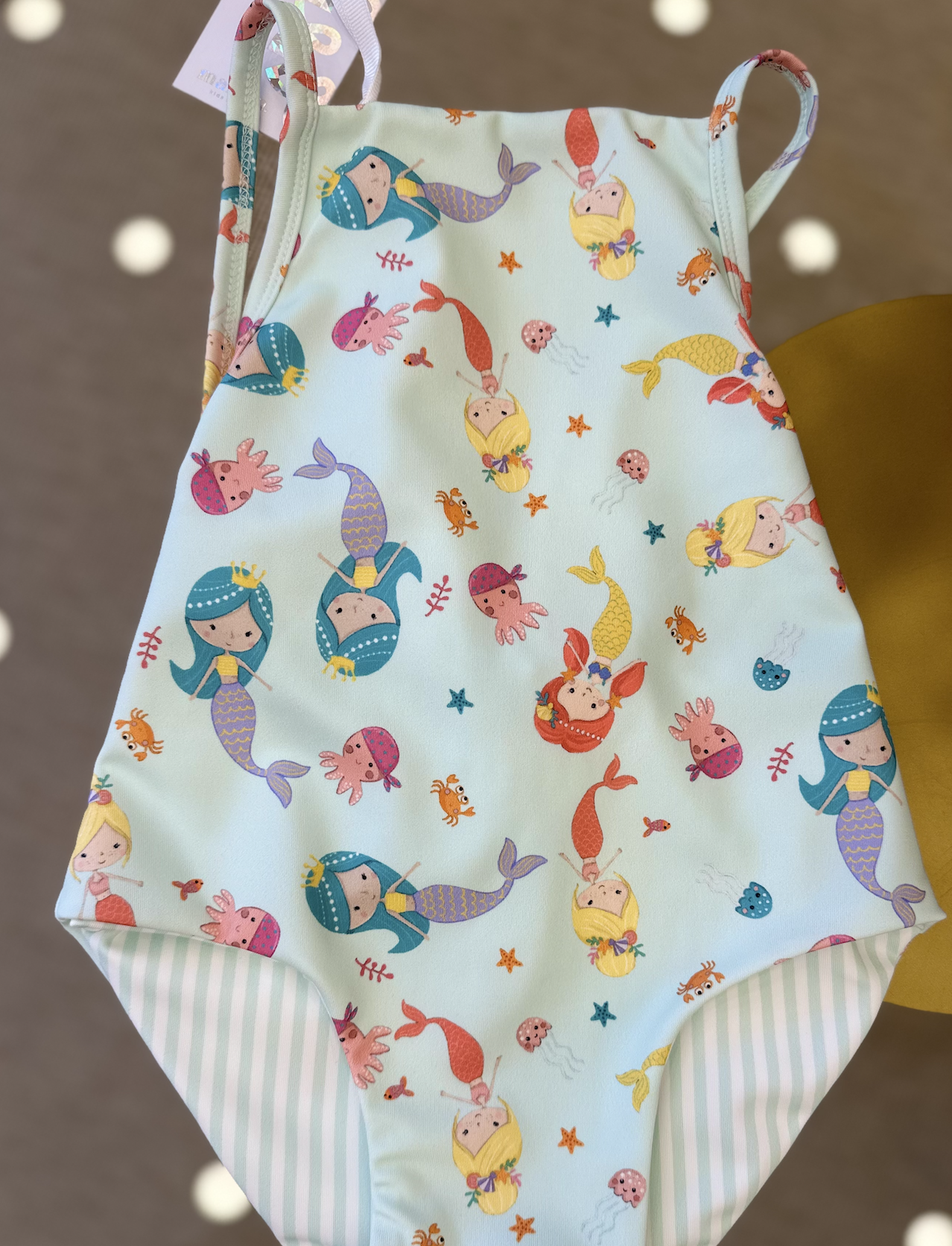 Mermaid kız bebek mayo