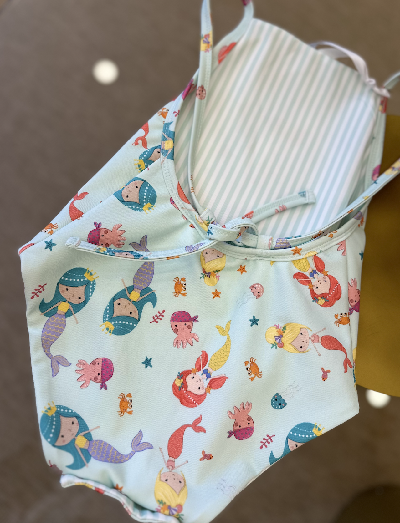 Mermaid kız bebek mayo
