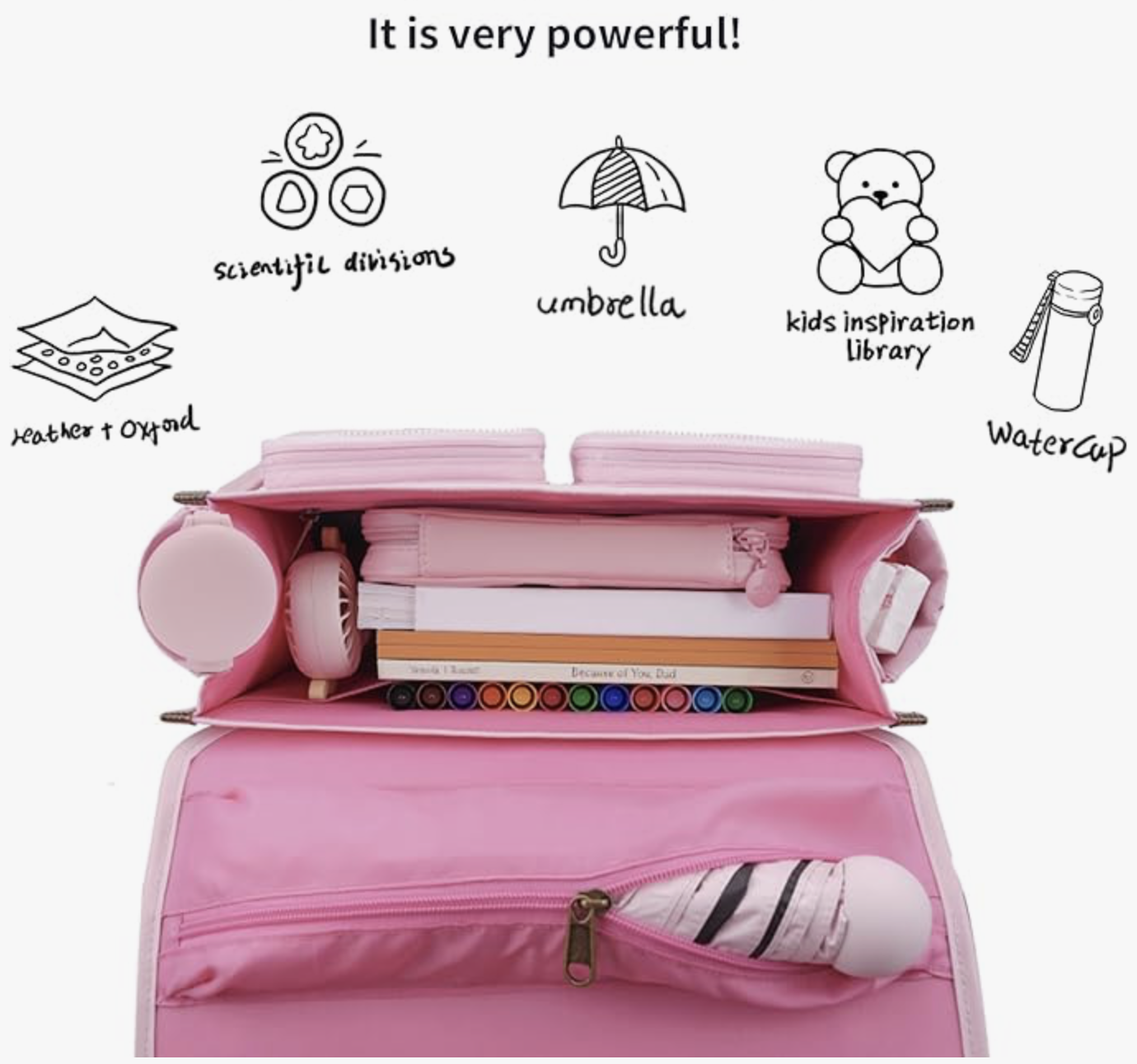 Zoyzoii® vintage series backpack（PİNK）