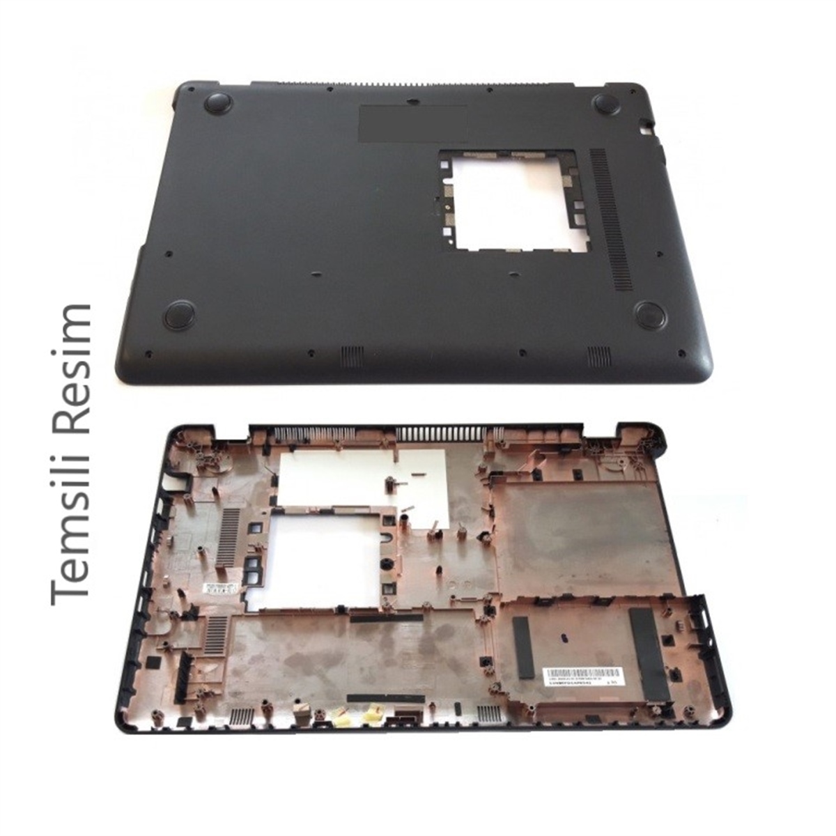 2.EL YEDEK PARÇATOSHİBA L655-1DK L650 L655 SERİSİ ALT KASA HDD HARDDİSK KAPAK STOK-230