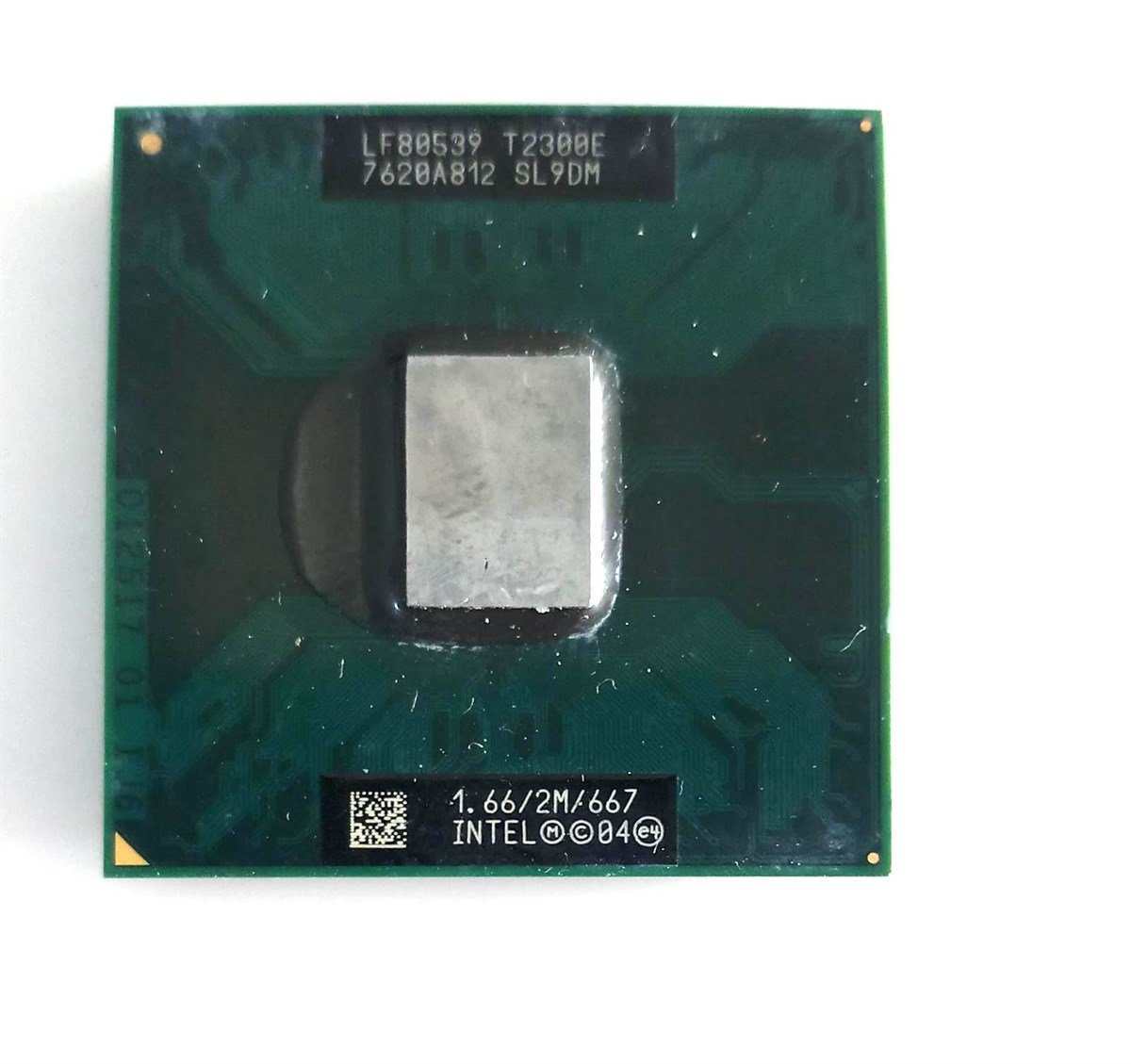 CPU - İşlemciIntel Core Duo T2300E SL9JE SL9DM 1.6 GHz Çift Çekirdekli Çift Iplik CPU İşlemci 2M 31W soket M/mPGA478MT STOK-İŞKUTU