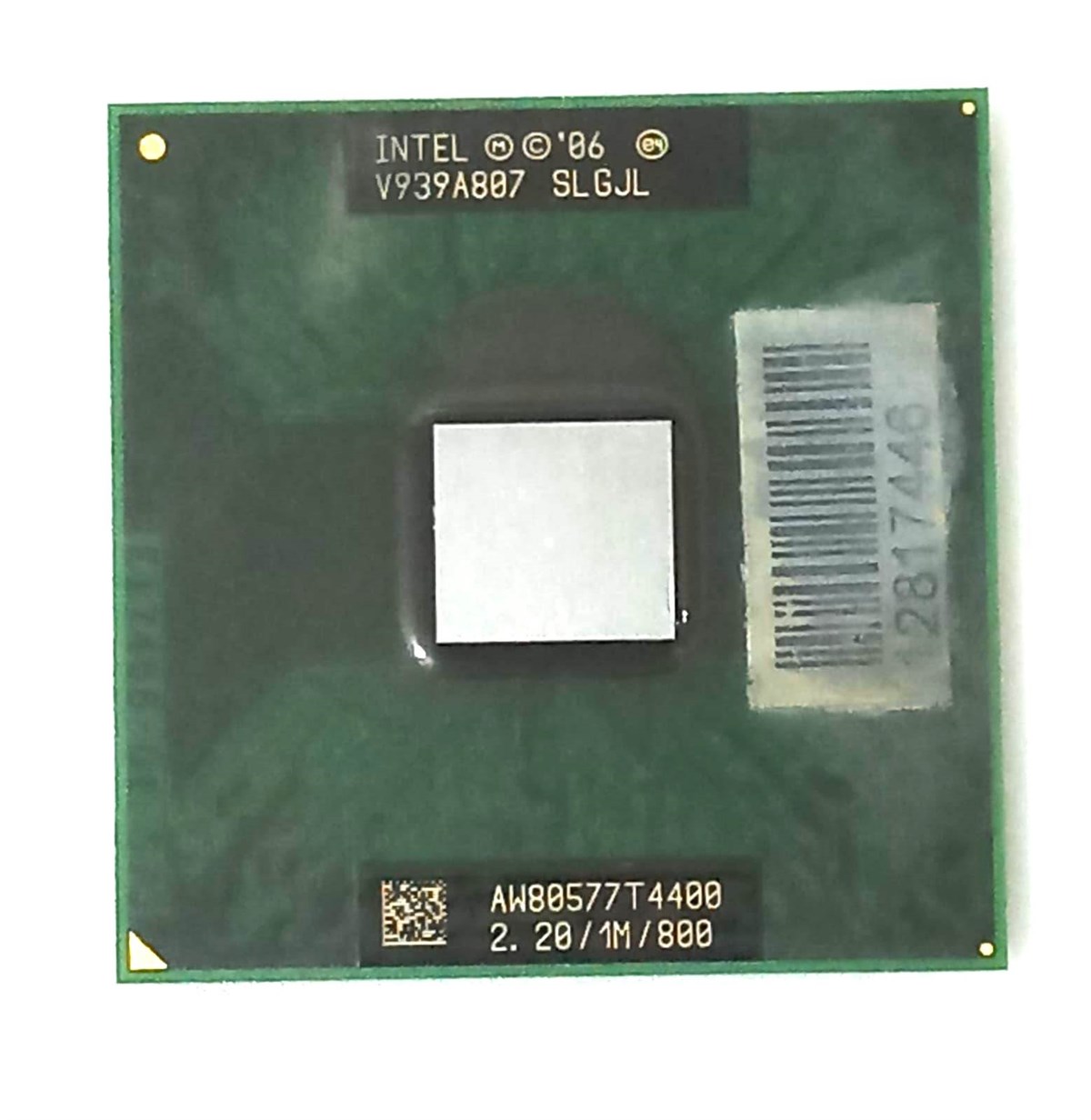 CPU - İşlemciIntel Pentium T4400 2.2 GHz Dual-Core CPU Processor SLGJL STOK-İŞKUTU