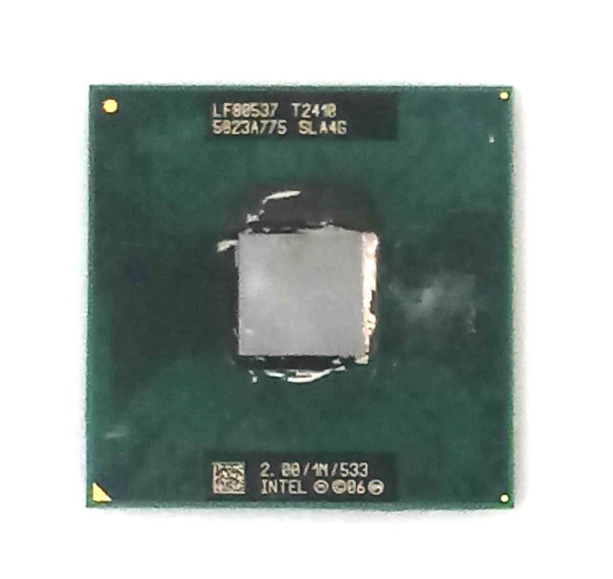 CPU - İşlemci Intel Pentium T2410 Dual Core 2.00GHz 533MHz FSB 1MB L2 Cache Socket FCPGA478 Notebook Processor SLA4G STOK-İŞKUTU