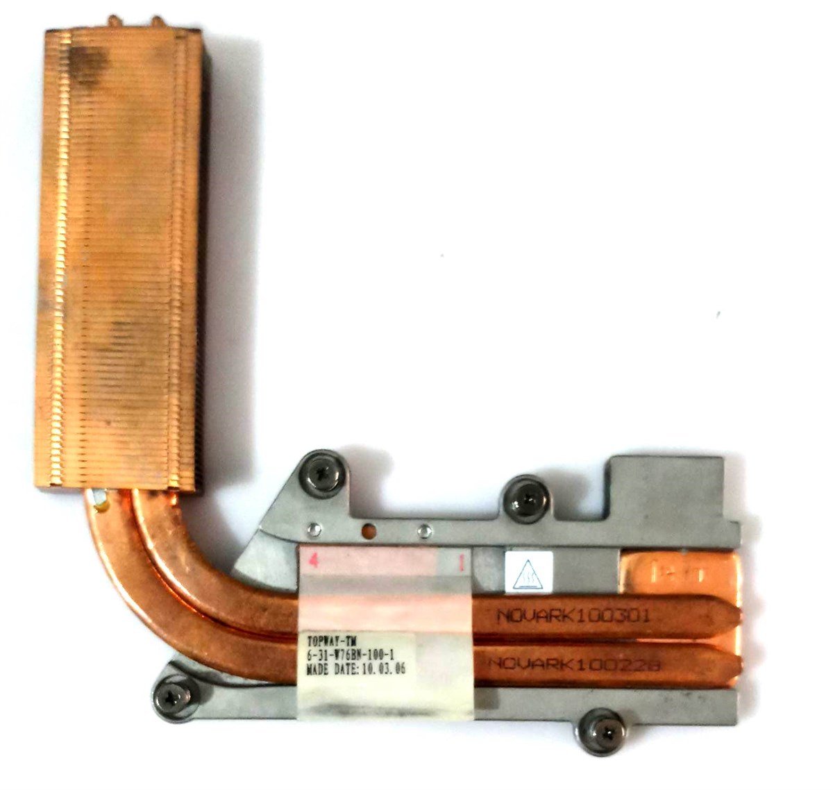 Soğutucu - FanCASPER W765S ISLEMCI SOGUTUCU BAKIRI 6-31-W76BN-100 HEATSİNK  STOK-Z-66