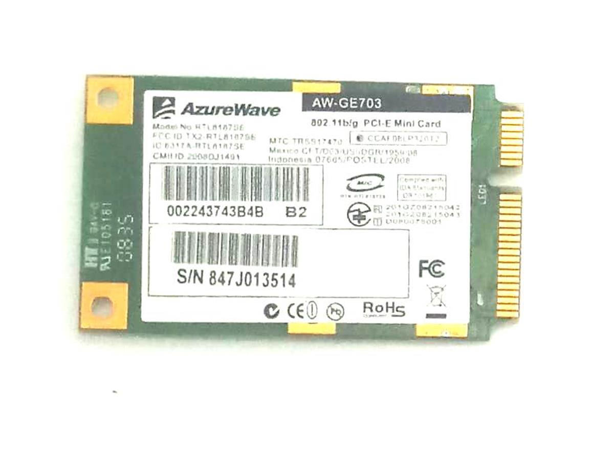 WIFI Kart - BluetoothREALTEK RTL8187SE WIFI MINI PCI-E KABLOSUZ KART 54 M WIFI KARTı STOK: Z76