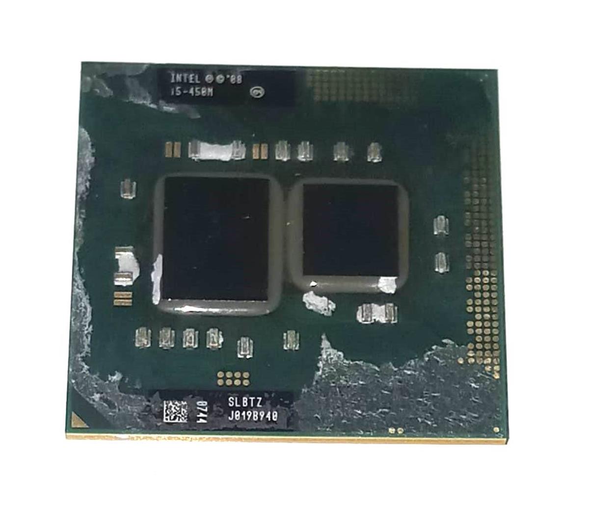 CPU - İşlemciIntel Core i5-450M i5 450M SLBTZ 2.4 GHz kullanılan çift çekirdekli dört iplik işlemci işlemci 3W 35W soket G1 / rPGA988A STOK: İŞ KUTU