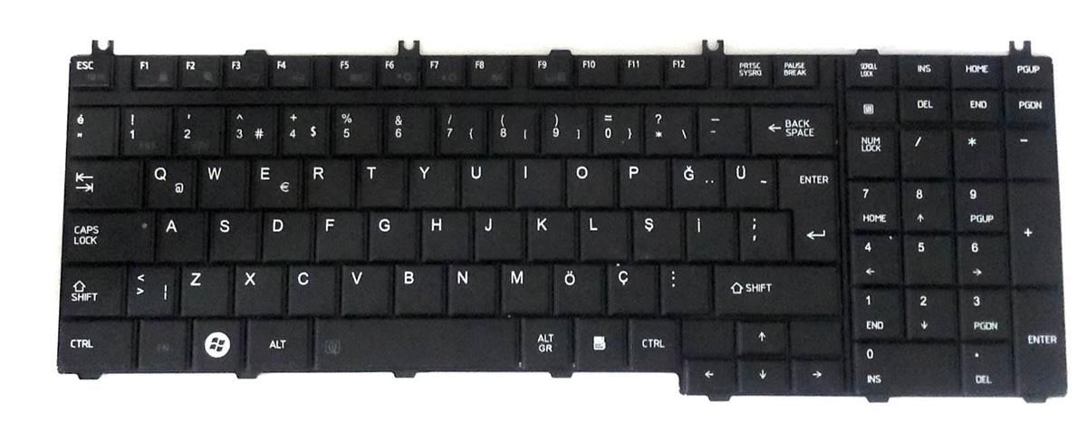 Klavye - Tuş TakımıTOSHİBA SATELLİTE L500 KLAVYE STOK: Z78