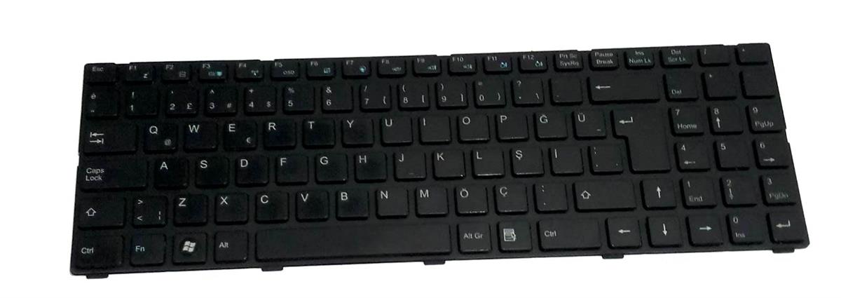 Klavye - Tuş TakımıExper MP-09R66TQ-F51 Uyumlu Laptop Klavye Siyah TR STOK: Z80