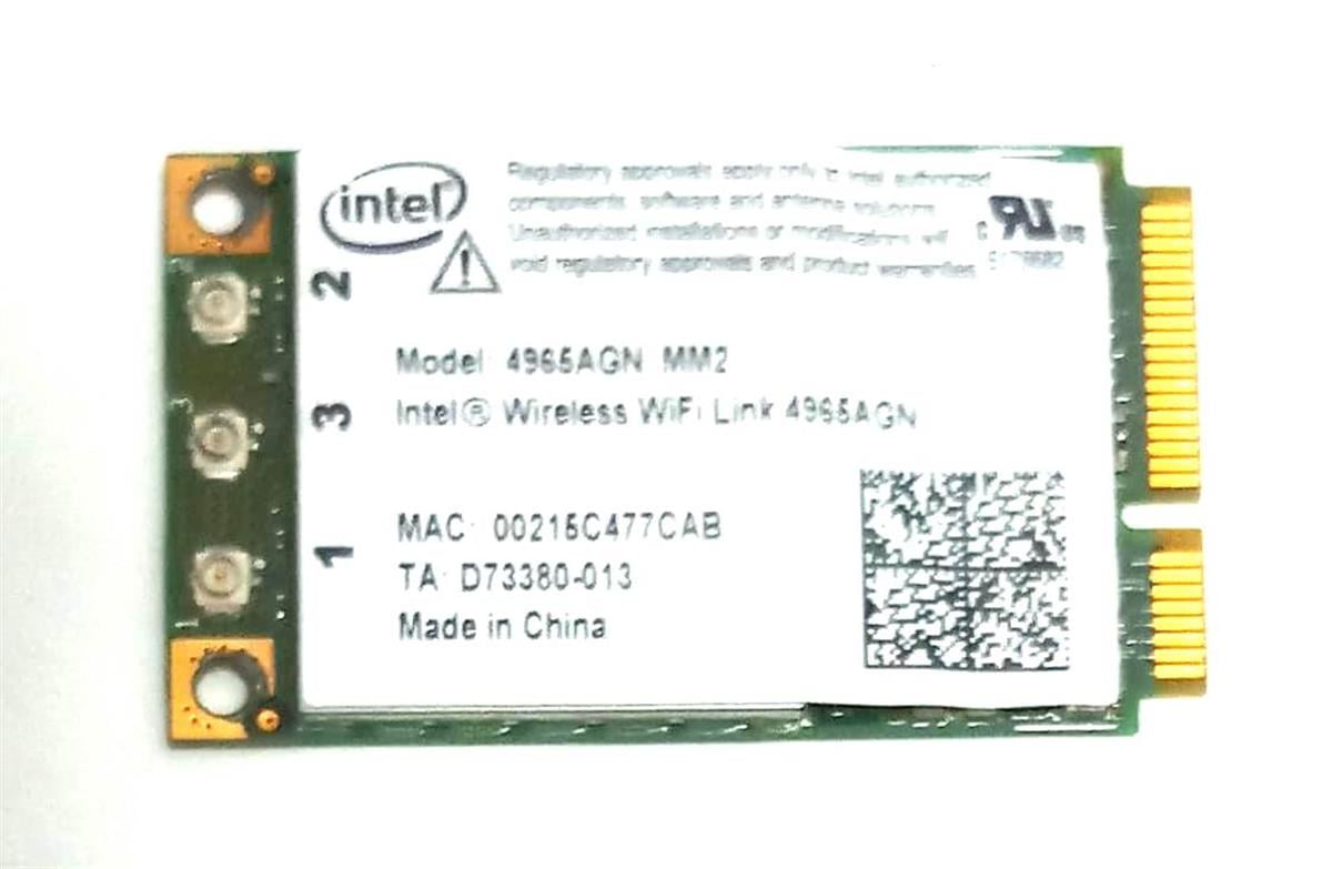 WIFI Kart - BluetoothIntel kablosuz wifi link 4965agn mini pcie kart 4965agn mm2 STOK: Z73