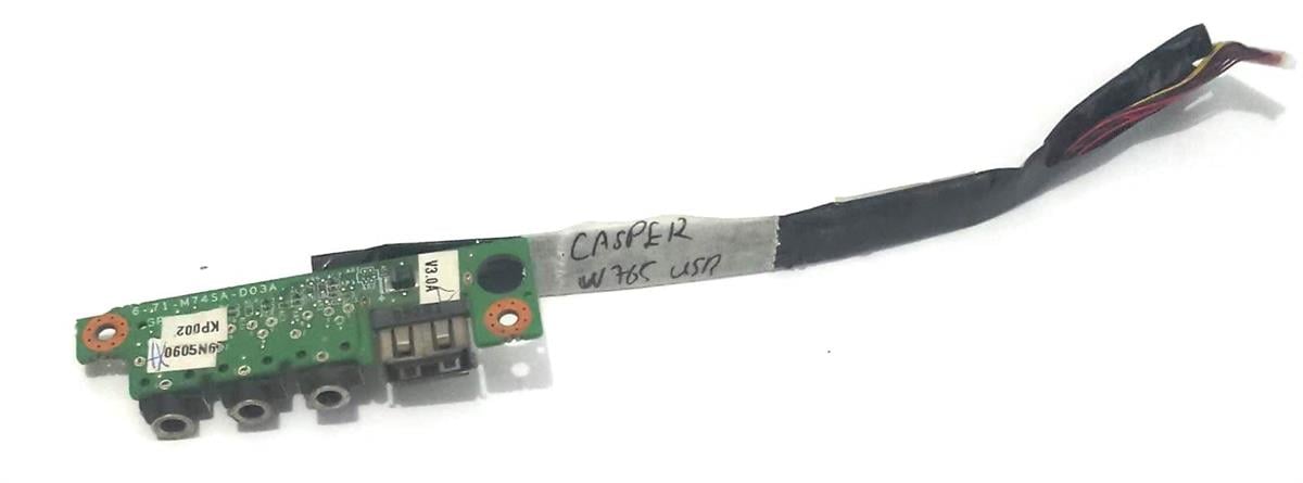 USB - AUX BoardCasper W765S Usb Audio Board 6-71-M74Sa-D03A STOK: 163