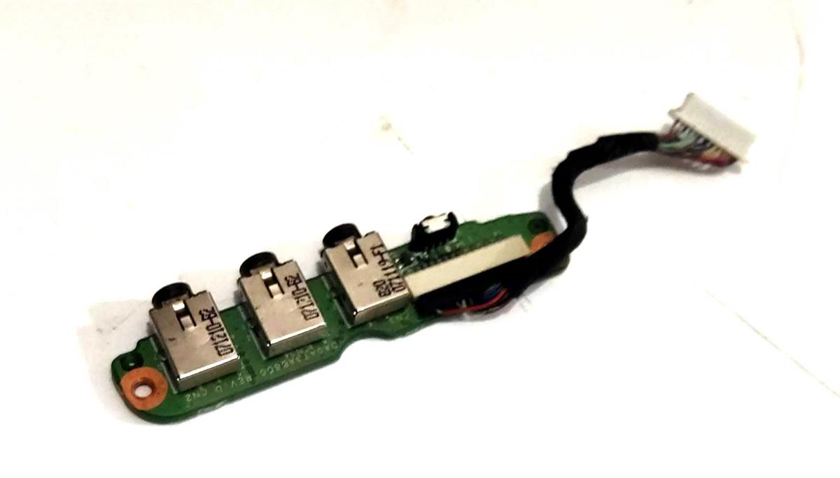 USB - AUX BoardHP PAVILION DV6500 SES KARTI 32AT3AB0005 DA0AT3AB8D0 ORJINAL STOK: 219