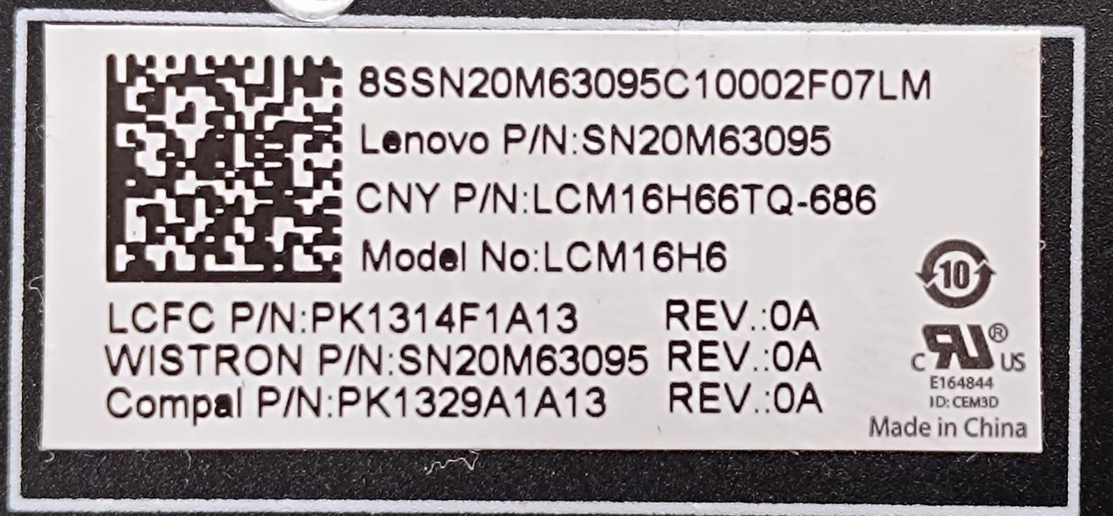 Klavye - Tuş TakımıLenovo LCM16H6 LCM16H66TQ-686 Notebook Klavye Tuş Takımı Füme