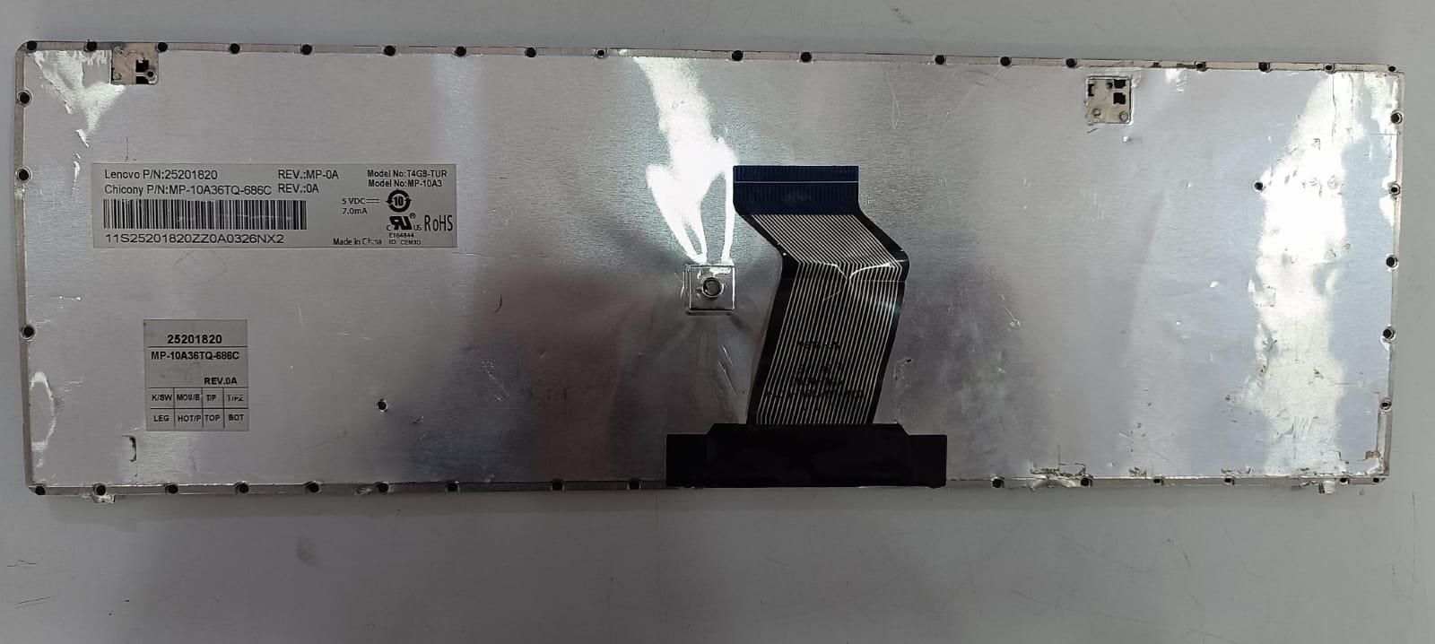 Klavye - Tuş TakımıLenovo T4g8-tur 25201820 Notebook Klavye STOK: