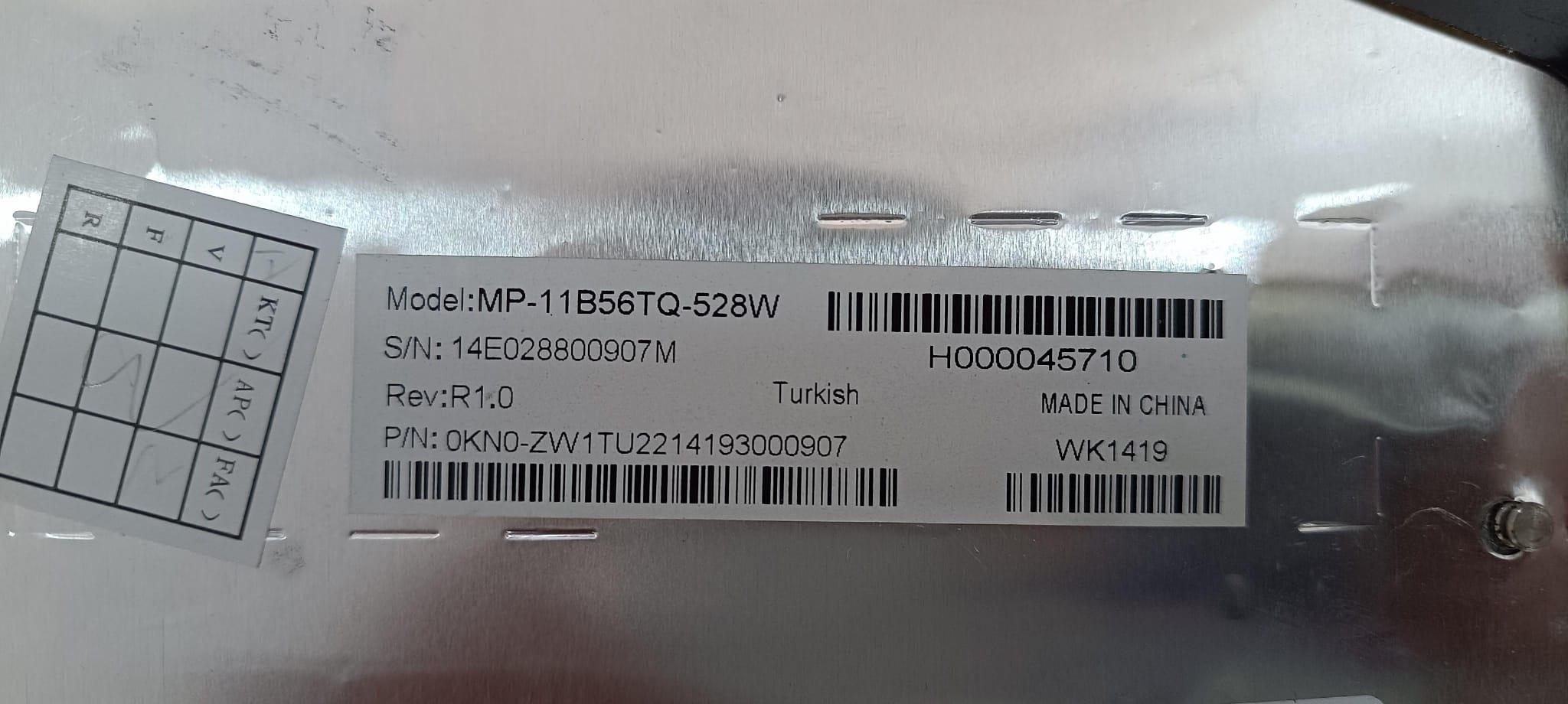 Klavye - Tuş TakımıToshiba Uyumlu Mp-11B56Tq-528W  Çerçeveli Klavye Tuş Takımı Siyah Tr  STOK:Z95