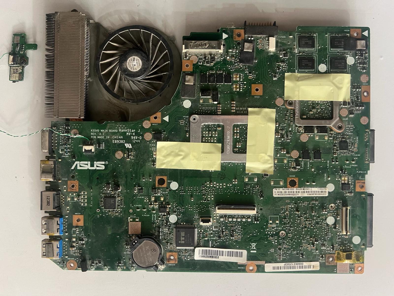 AnakartlarASUS K55VD REV 3.1 ANAKART Stok: Z96