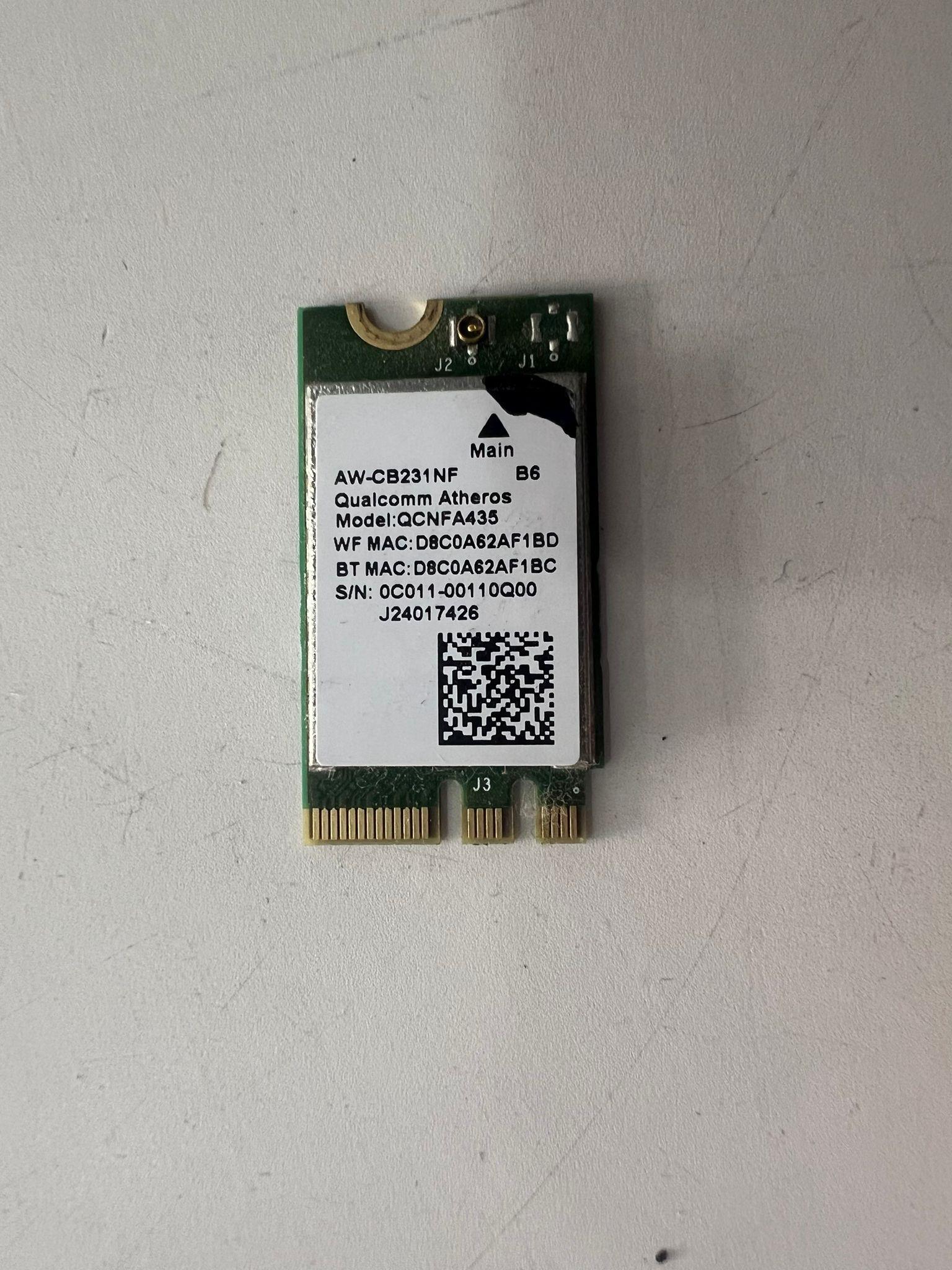 WIFI Kart - BluetoothAsus VivoBook X543 X543M X543N AW-CB231NF QCNFA435 WIFI KART Stok: Z97