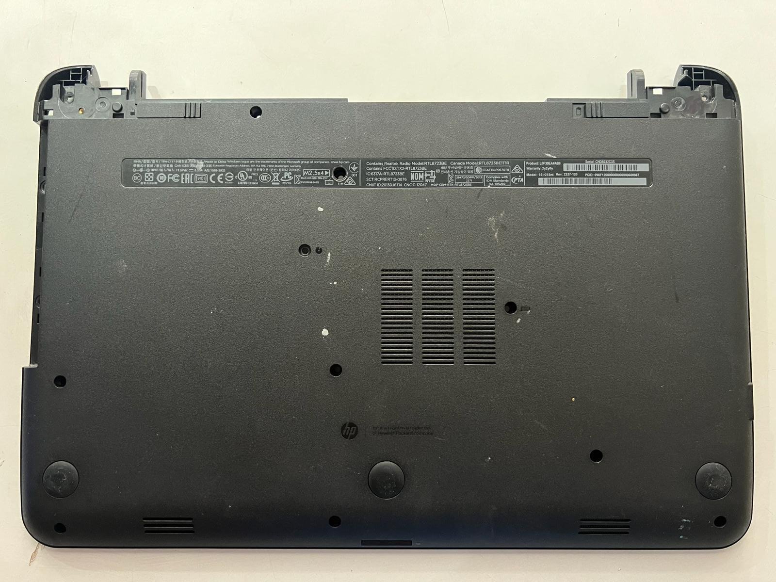 Alt KasaOrijinal Sorunsuz Kusursuz Hp 15-r215nt (L0F30EA), 15-r216nt (L0F33EA) Notebook Alt Kasa