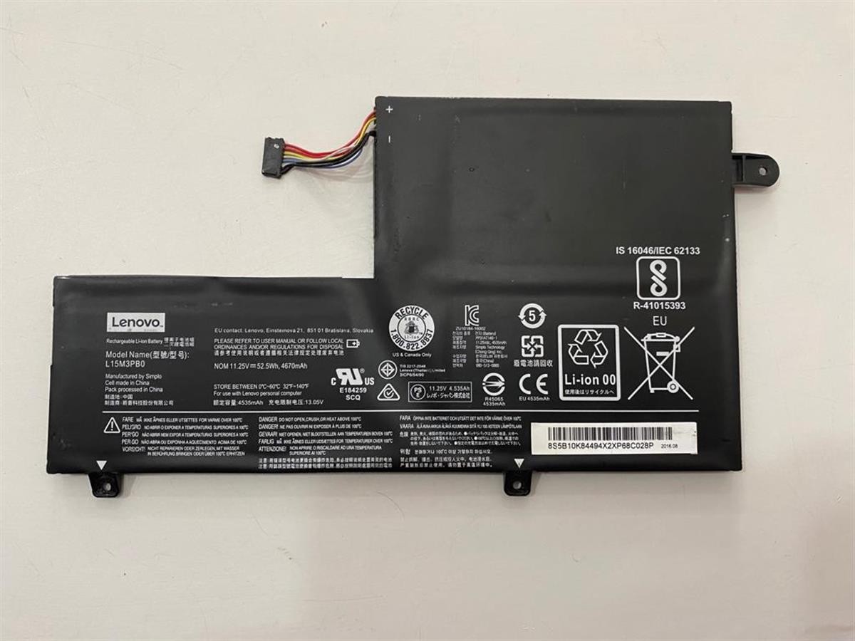 Batarya - PilORİJİNAL Lenovo Yoga 510-14ISK, Yoga 520-14ISK Lenovo L15M3PB0 Notebook Bataryası STOK: Z91