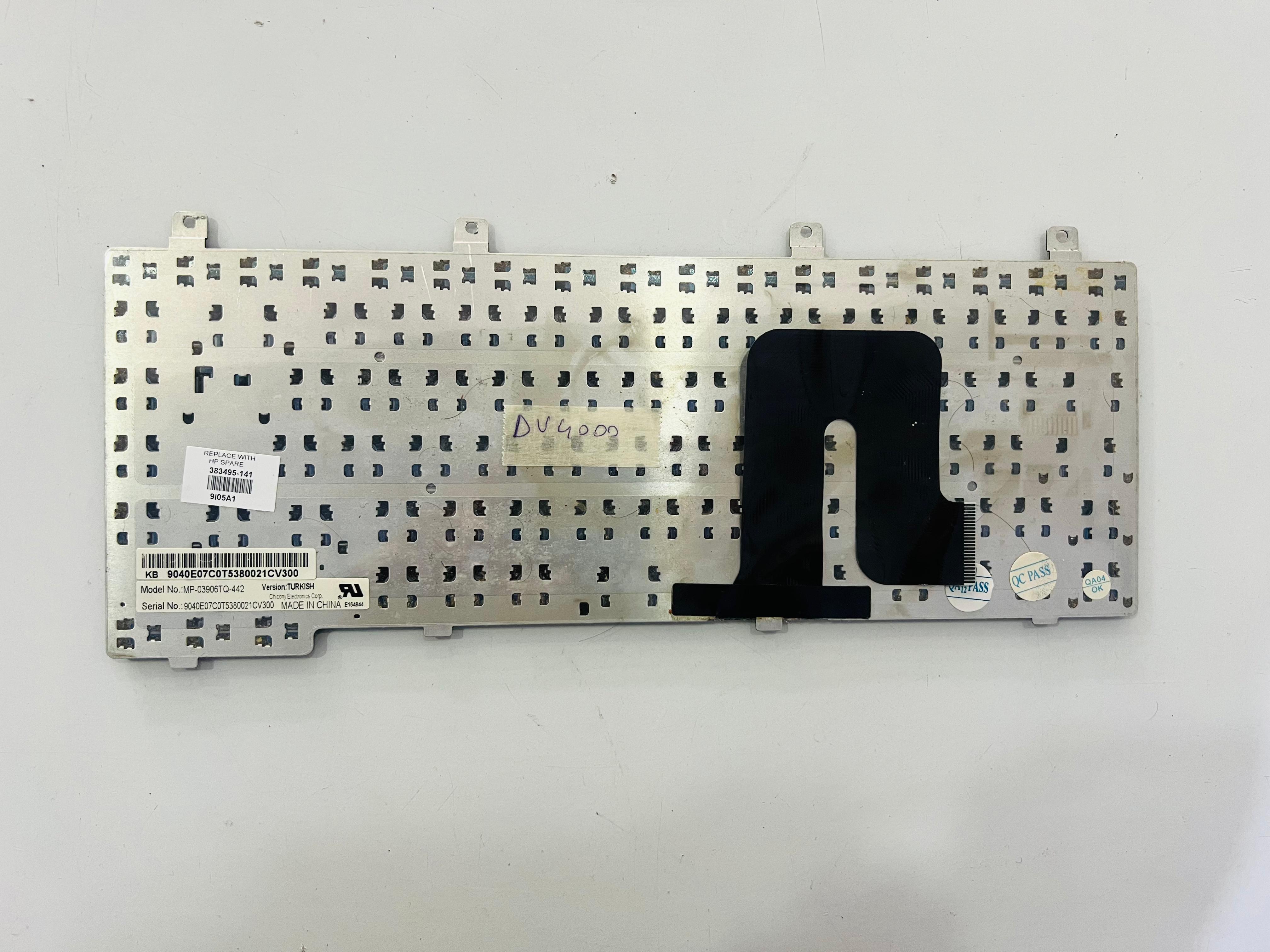 Klavye - Tuş TakımıHP DV4000 ORİJİNAL KLAVYE TUŞ TAKIMI Stok: Z102